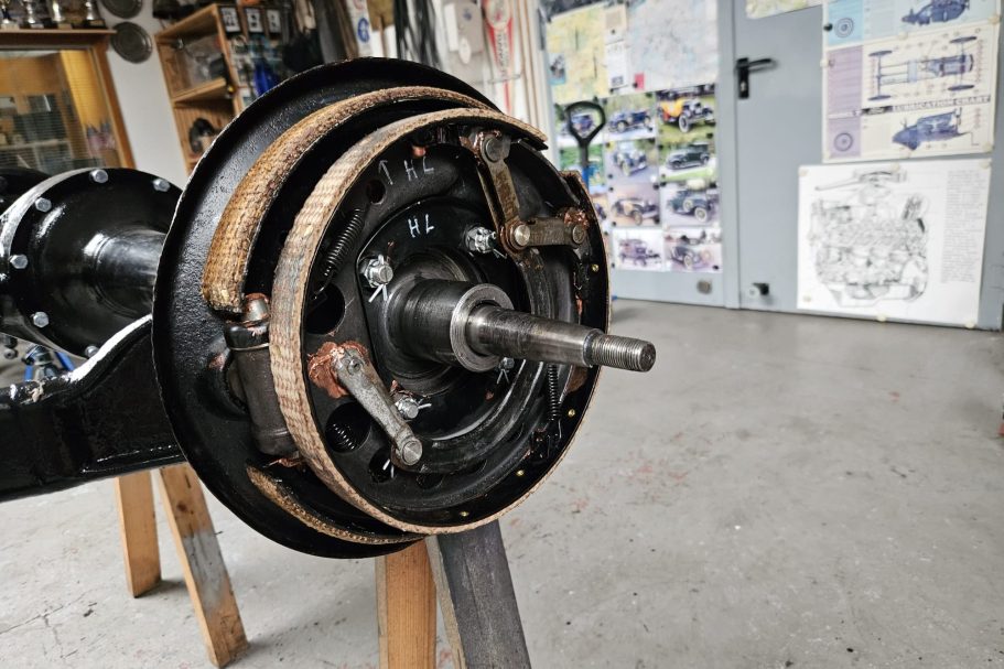 Einbau einer hydraulische Bremse Umbau der Bremsanlage von Gestänge auf Hydraulik